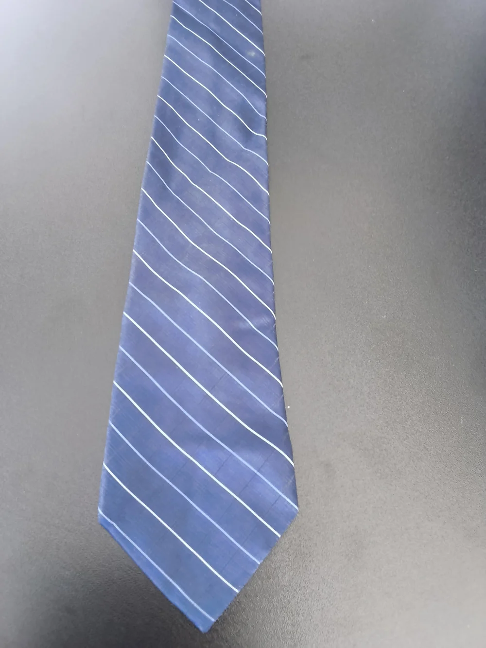 Apt. 9 Navy Blue Diagonal Pinstripe Tie